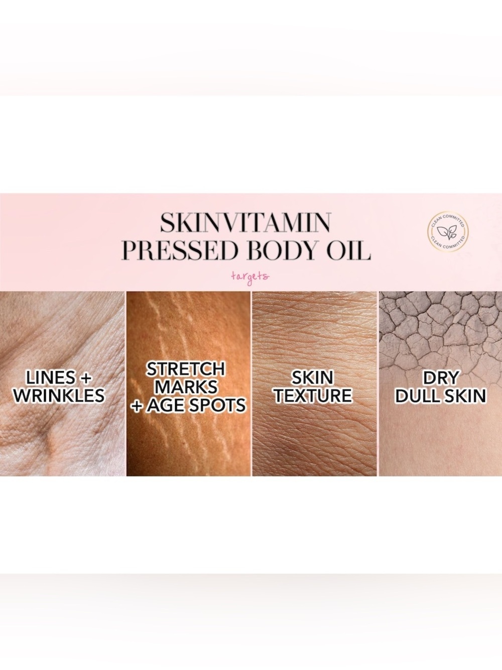 Nakery Beauty SkinVitamin Pressed Body Oil Melt In Sparkling Celebrations - Picture 3 of 8